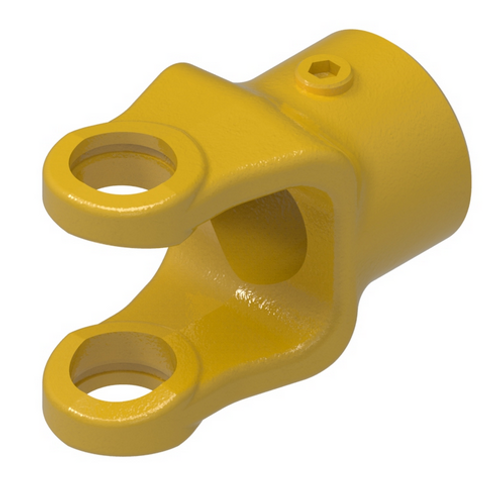 1-1/4" Round - Setscrew Yoke - Bondioli® 3 / Walterscheid® AW11 Series  PTO8008310