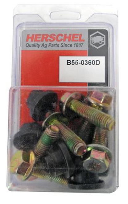 6 Pack Rotary Drum Mower Bolts w/Nuts  CUT01133
