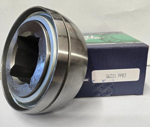 1-1/2" Square Bore Discer Ball Bearing w/Spherical Outer Race  GW211 PPB3