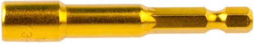 Deep Magnetic Nut Driver Power Bit 1/4 x 2-1/2" Yellow  73210