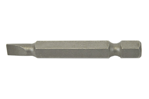 Slotted Power Bit 1/4 x 2" Plain Finish  78322