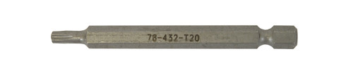 Torx® Power Bit T20 x 3" Plain Finish  78432