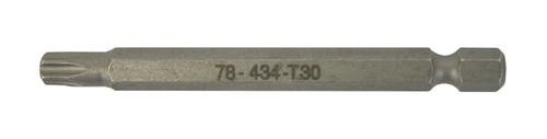 Torx® Power Bit T30 x 3" Plain Finish  78434
