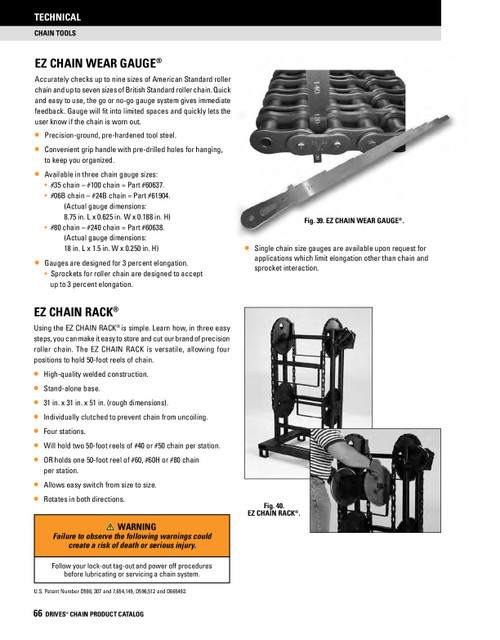 EZ Chain® British Standard Wear Guage  EZ WR GG BRITISH 06-24