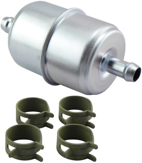 In-Line Fuel Filter with Clamps  BF836-K4