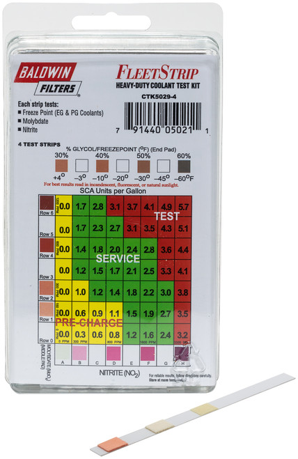 FleetStrip Coolant Test Strips Only  CTK5029-4