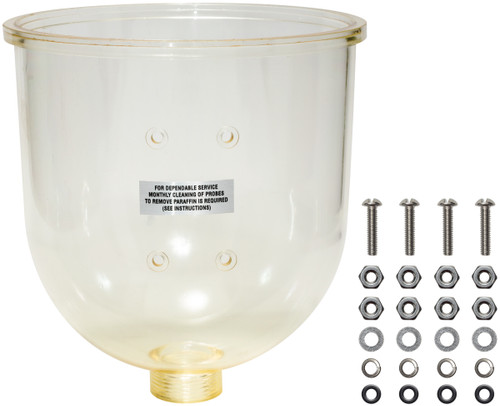 Clear Bowl with Water Sensor & Heater Probes  200-21HBP