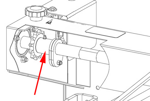 Steel Shear Bolt Sprocket Assembly  SB5012E