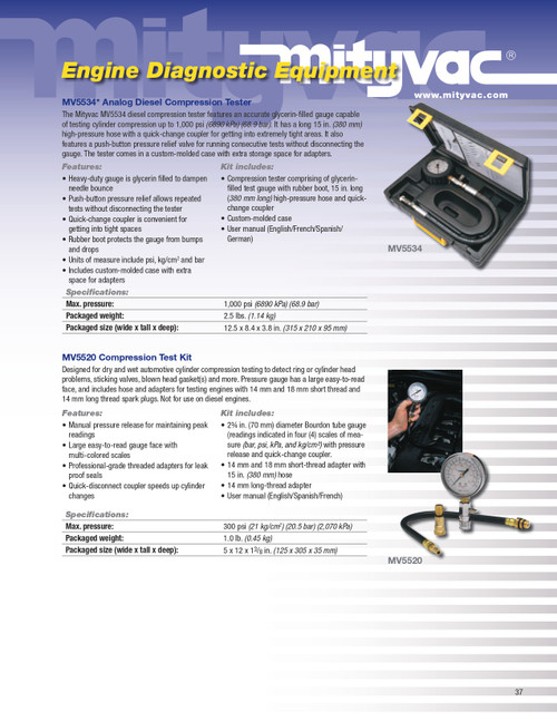 Compression Test Kit   MV5520