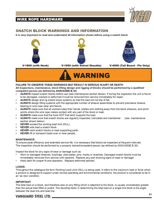4-1/2" V-1900 Wire Rope Tailboard w/ Pin Only   2935 1045