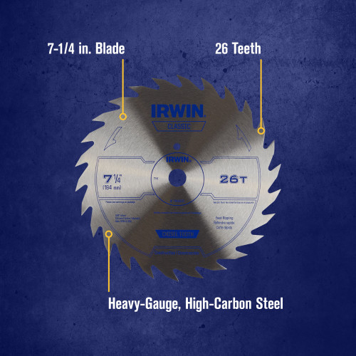 5 Pc. 7-1/4" 26T Classic Series Circular Saw Blade   11040ZR