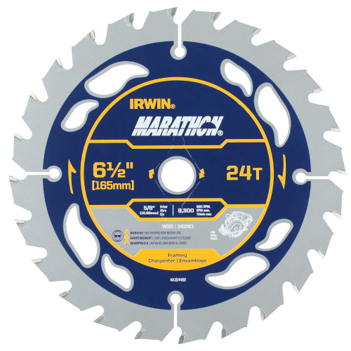 6-1/2" 24T Marathon® Circular Saw Blade   14029