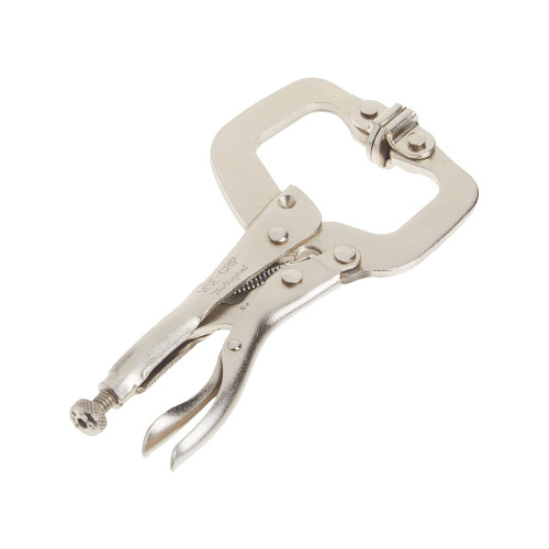 4" Vise-Grip® Locking C-Clamp w/ Swivel Pads   165