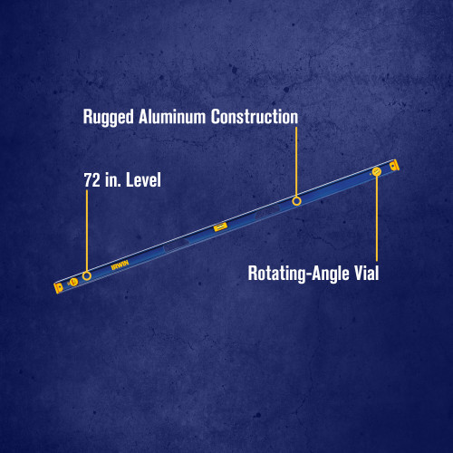 72" 1000 Series I-Beam Level   1801096