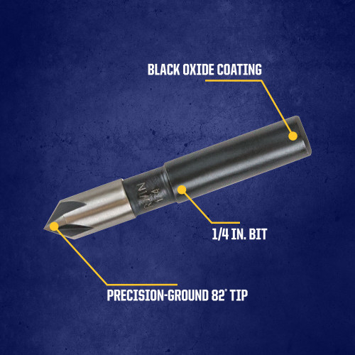 1/4" 82° High Speed Steel Countersink Bit   1877714