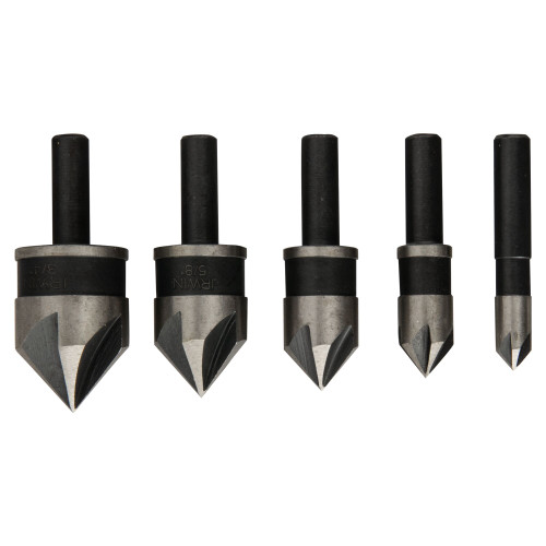 5 Pc. 82° High Speed Steel Countersink Bit Set   1877791