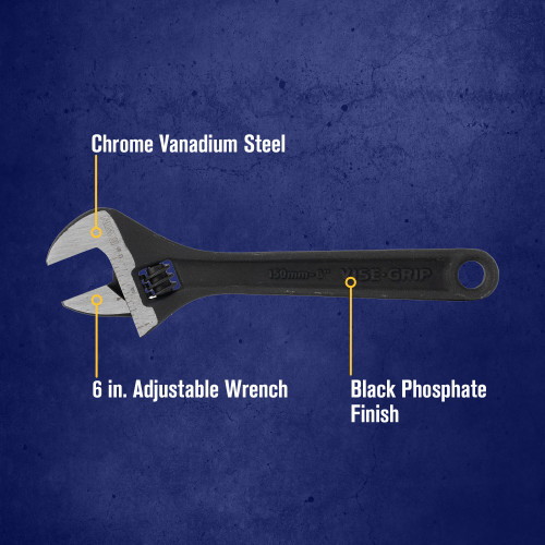 6" Adjustable Wrench   1913185