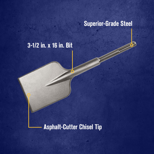 3-1/2 x 16" Asphalt Cutter SDS-MAX® Hammer Bit   332015