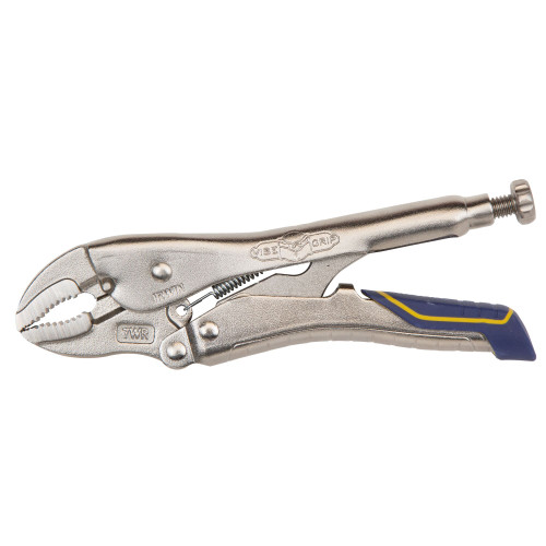 7" Vise-Grip® Curved Jaw Quick Release Locking Plier w/ Wire Cutter   IRHT82580