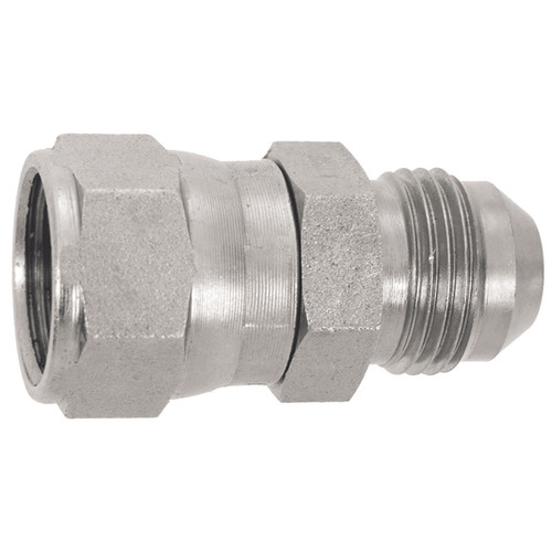 1/2 x 1/4" Steel Female 37° JIC - Male 37° JIC Connector  0515N-08-04