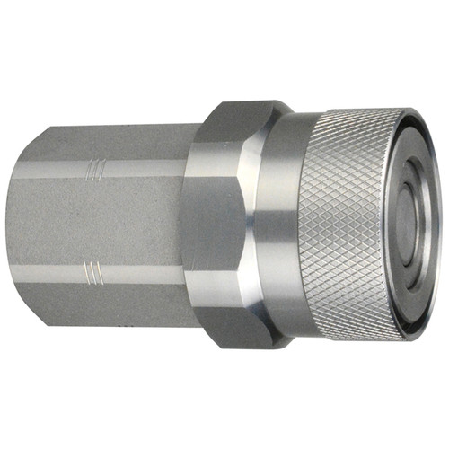 3/8 x 3/8" Series C700VEP Thread Together Flush Face Coupler - Female NPT  C701VEP-06-06