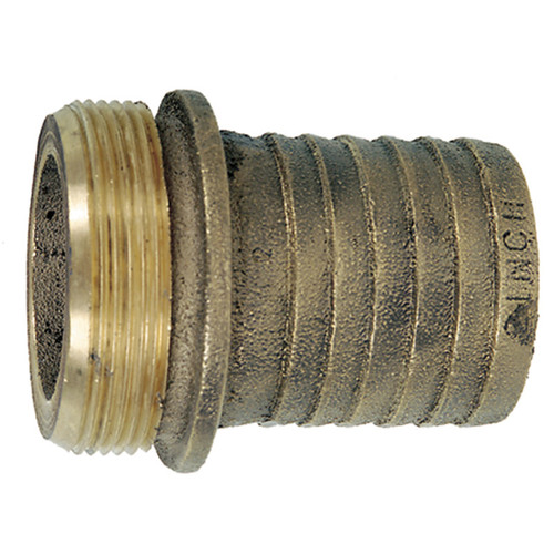2-1/2 x 2-1/2" Brass (Short) Male NPSH - Hose Barb  G31B-250