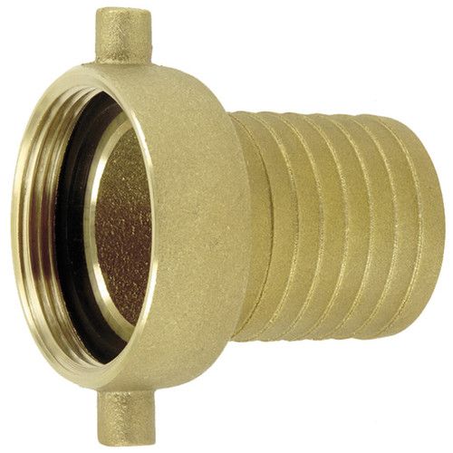 2-1/2 x 2-1/2" Brass NST Pin Female - Hose Barb  G32BNST-250
