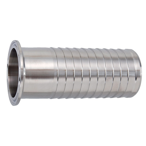 1-1/2" Extended Sanitary Clamp - Hose Barb   G53L-150