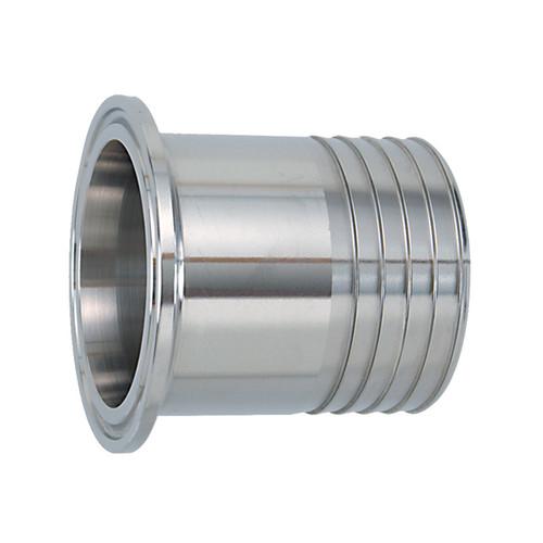 1" Sanitary Clamp - Short Hose Barb   G53S-100