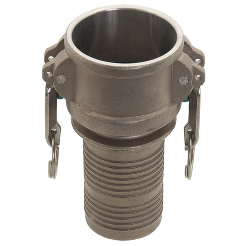 2" Stainless Type C Female Camlock - Hose Barb  G65SSC-200