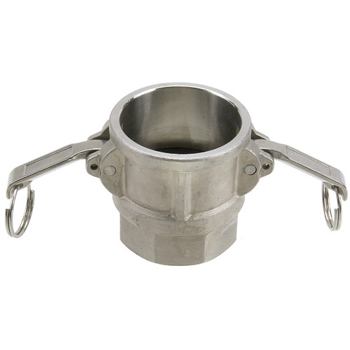 6" Stainless Type D Female Camlock - Female NPT  G65SSD-600