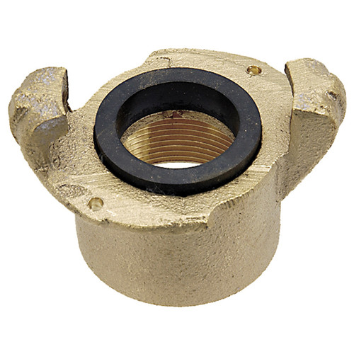 1-1/4" Brass Female NPT - Sandblast Coupler  G77B-125