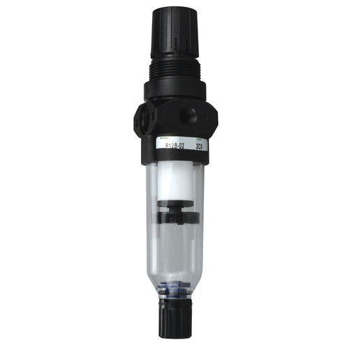 1/8" NPT Air Filter - Air Regulator w/ Polycarbonate Bowl  P12B-01