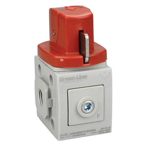 1" 3/2 Port NPT Manual Shut-Off Valve  SV653-16
