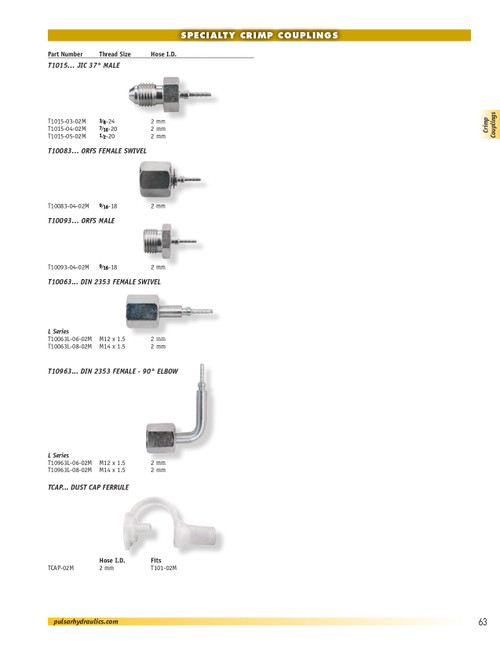 2mm Test Point Dust Cap  TCAP-02M