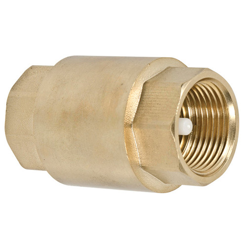 1/4" Brass 200 PSI Female NPT Check Valve - 5 PSI Crack Pressure  V208-025
