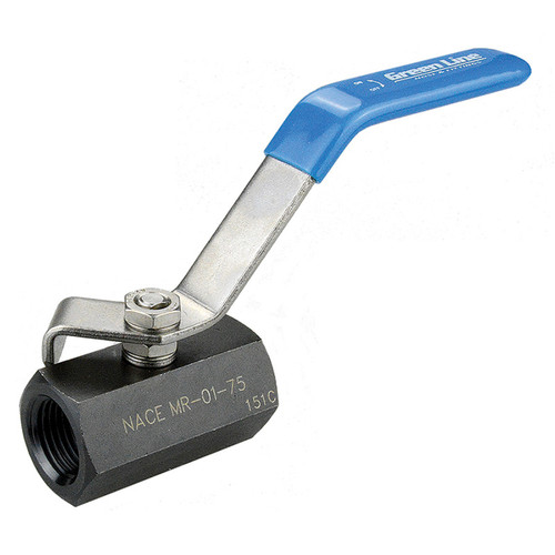 1" Steel 2000 PSI Female NPT Ball Valve  V601-100