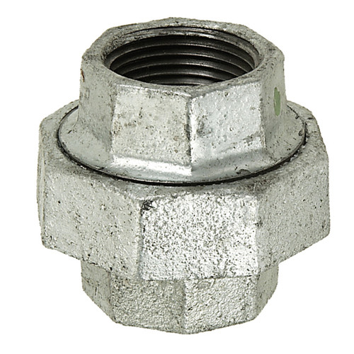 4" Sch. 40 Galvanized Iron Female NPT Swivel Union   G0808GU-400-400