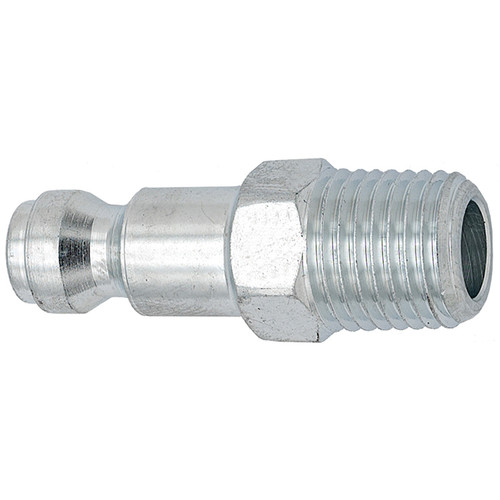 1/4 x 1/4" Steel Tru-Flate Pneumatic Nipple - Male NPT   CP1