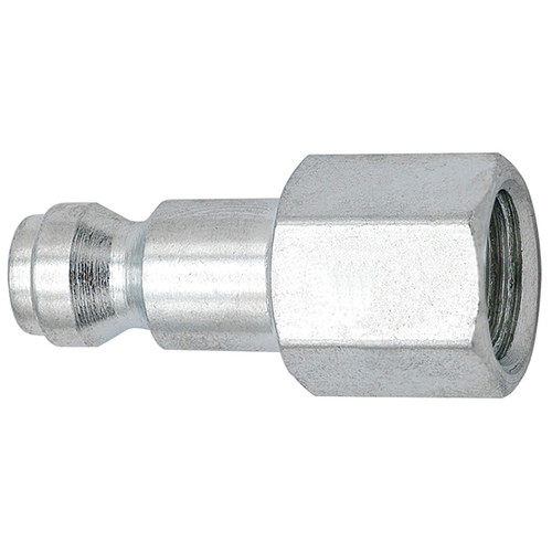 1/4 x 1/4" Steel Tru-Flate Pneumatic Nipple - Female NPT   CP2