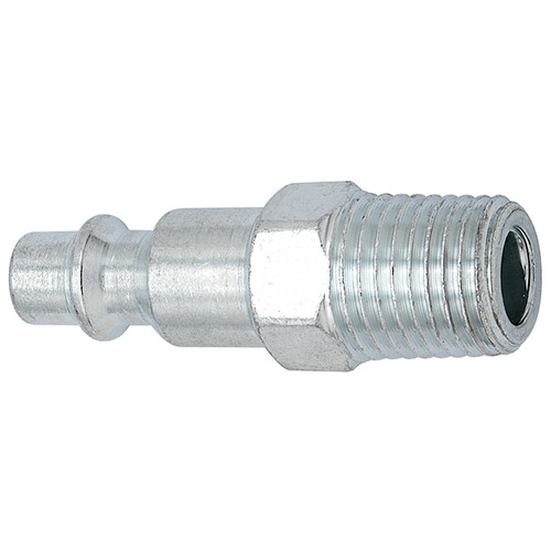1/4 x 1/4" Steel Industrial Pneumatic Nipple - Male NPT   CP21