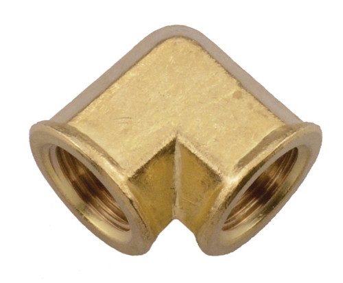 1/4" Brass Female NPT 90° Elbow   G0898B-04-04