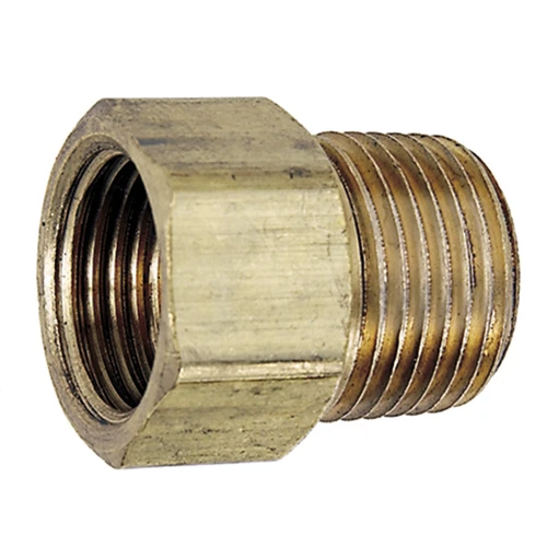 1/4 x 1/4" Brass Male NPT - Female 45° SAE Inverted Flare Connector   G0216-04-04