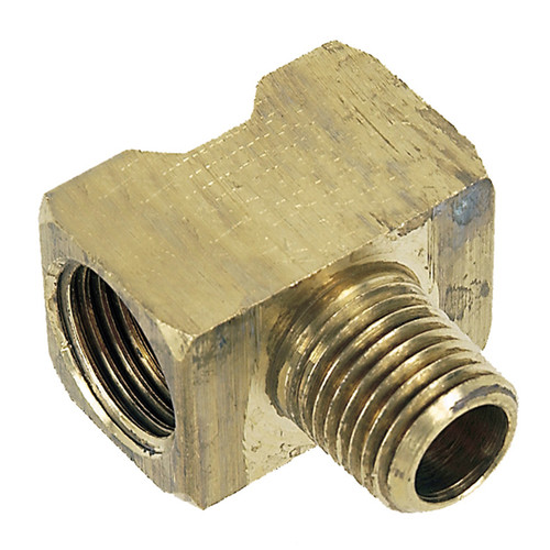 1/8 x 3/16" Brass Male NPT - Female 45° SAE Inverted Flare - Female 45° SAE Inverted Flare Tee   G02T06-02-03