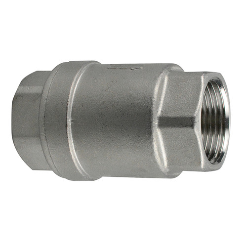 2" Stainless Steel Female NPT Spring Loaded Check Valve   V408-200