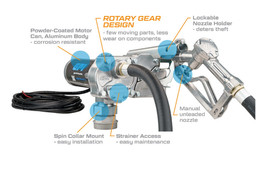 15 GPM 24V M-240® Series Fuel Transfer Pump   110000-70