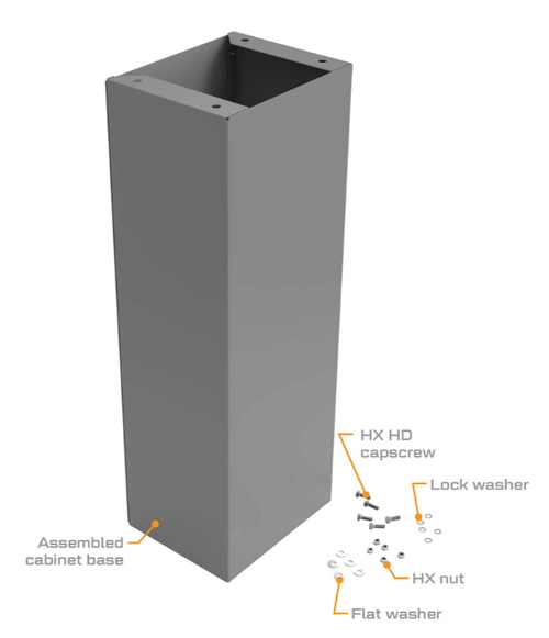 Cabinet Base for QM40-RD Remote Dispenser   133511-02