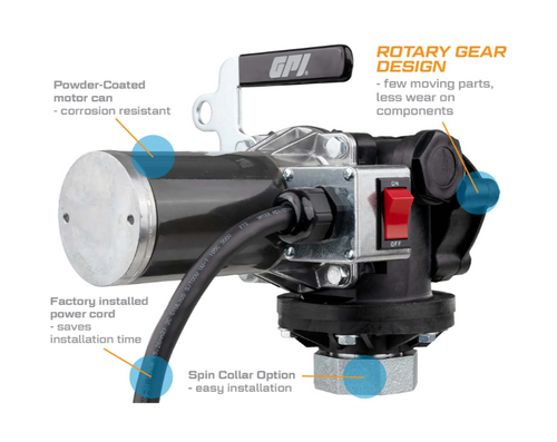 8 GPM 115V Lightweight Oil Transfer Pump   118003-11