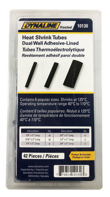 42 Pc. Dual Wall Shrink Tube Assortment  10130