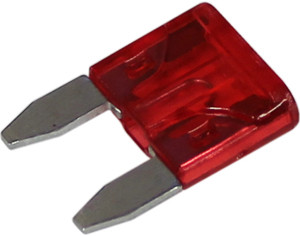100 Pc. 10A Red Min Blade Fuses  110-C